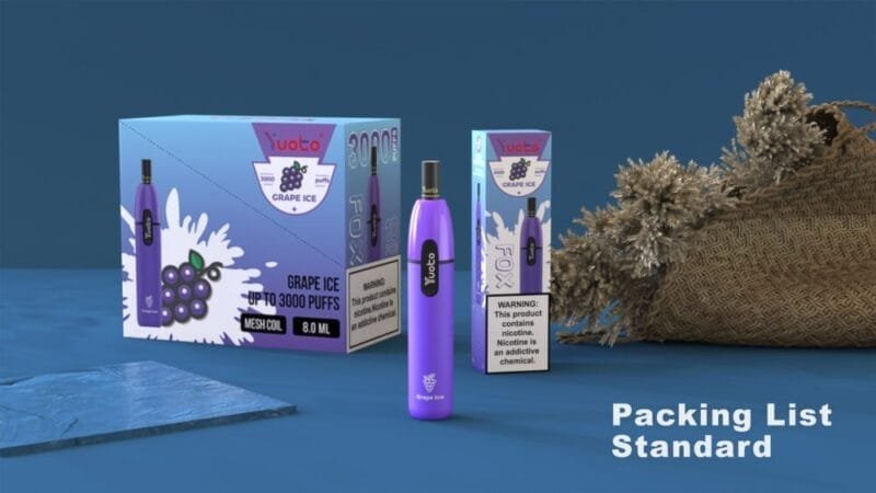 YUOTO FOX FILTER 3000 PUFFS - Image 2