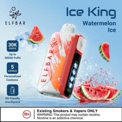 ELFBAR ICE KING 30000 PUFF'S