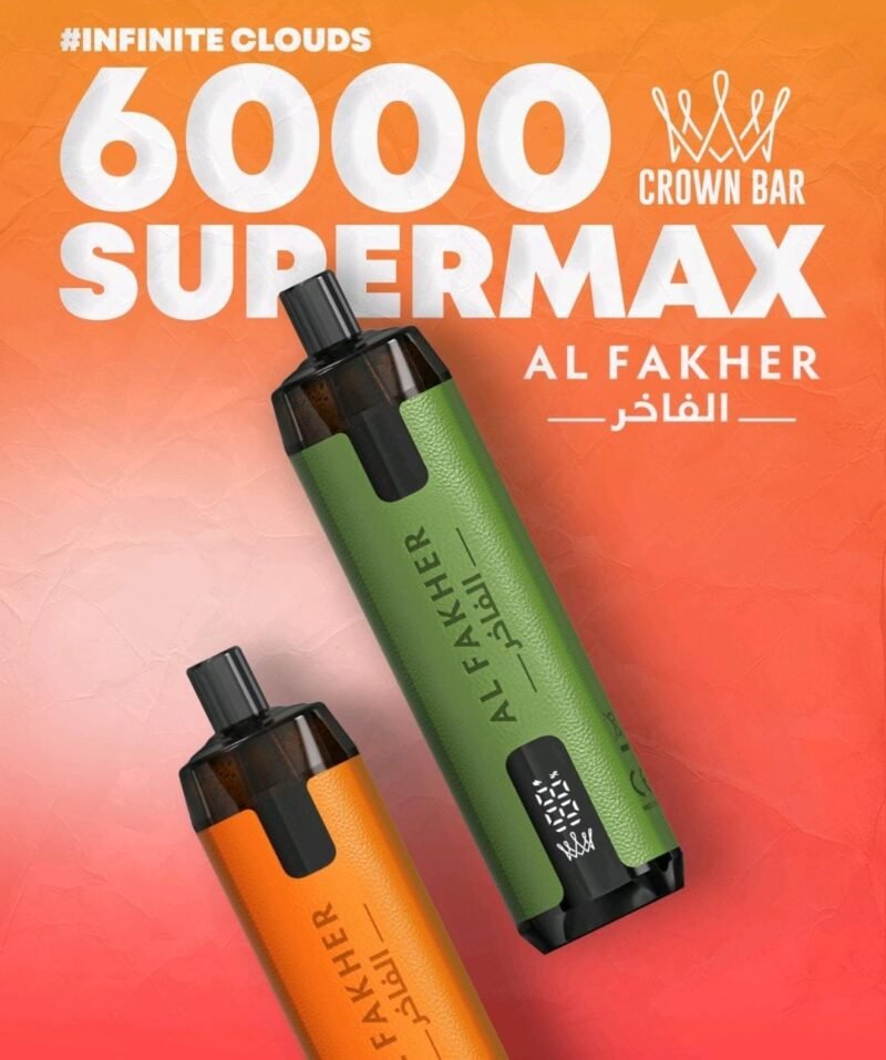 AL FAKHER CROWN BAR SUPERMAX 6000 PUFF'S - Image 1